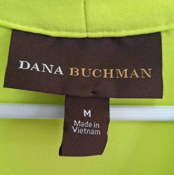 Dana Buchman Knot Front V Neck Sleeveless Green Tank Top Size M - Picture 4 of 5